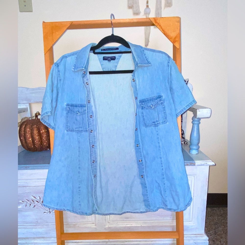 Denim top